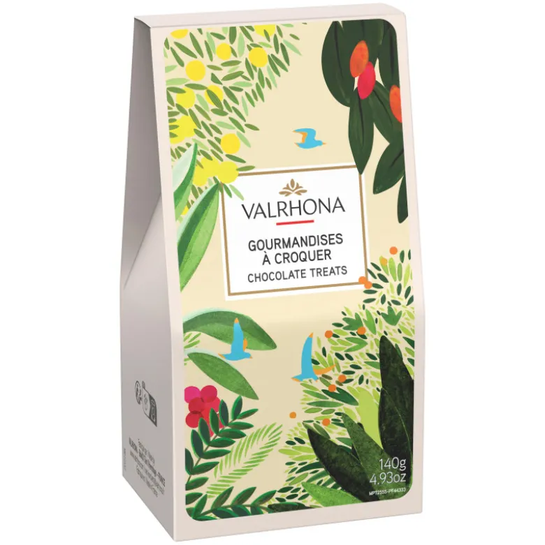 Gourmandises à croquer de Pâques Fritures de chocolat noir lait 140g - Valrhona