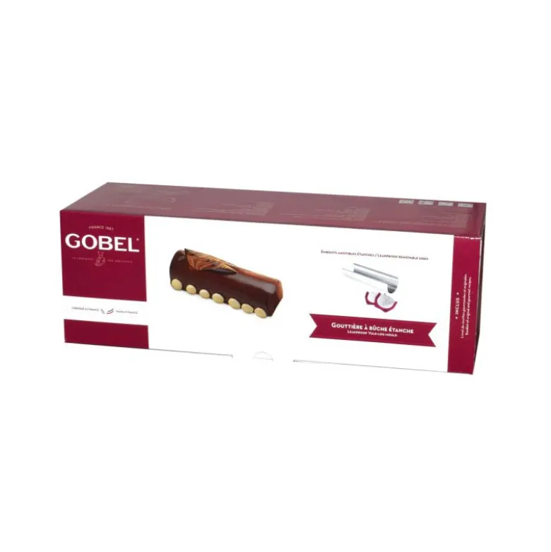 Gouttière à bûche inox 30 cm démontable - Gobel