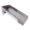 Gouttière à bûche inox triangle - De Buyer