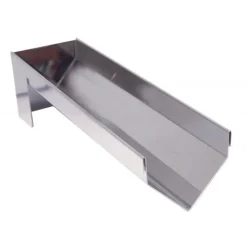 Gouttière à bûche inox triangle - De Buyer