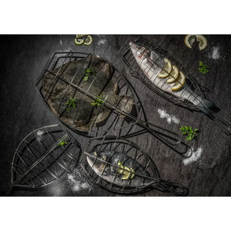 Grille Poisson Inox 31 x 21 cm - Ibili