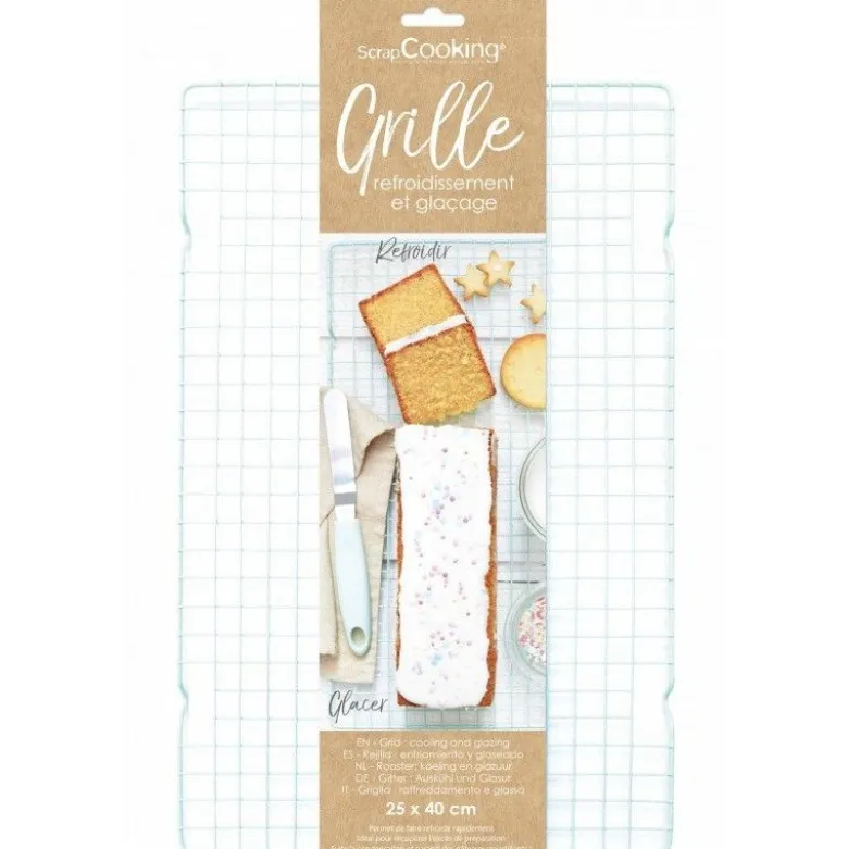 Grille pâtisserie 25X40 cm - ScrapCooking