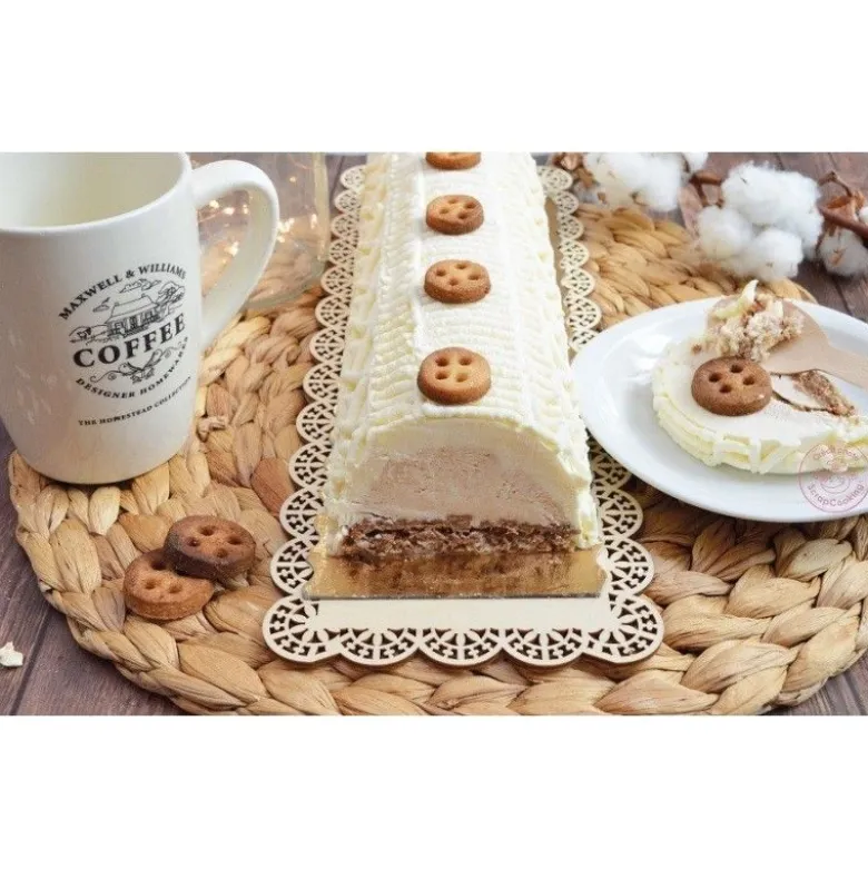 Kit bûche de Noël Tricot - ScrapCooking