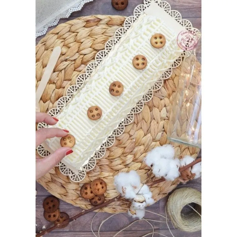 Kit bûche de Noël Tricot - ScrapCooking