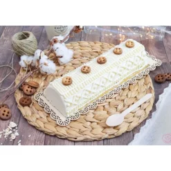 Kit bûche de Noël Tricot - ScrapCooking