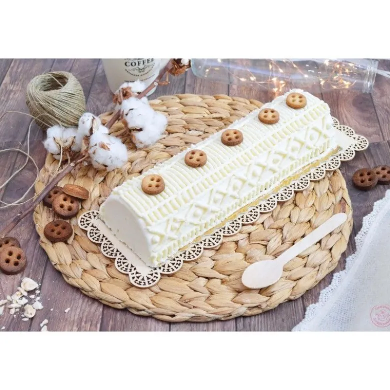 Kit bûche de Noël Tricot - ScrapCooking