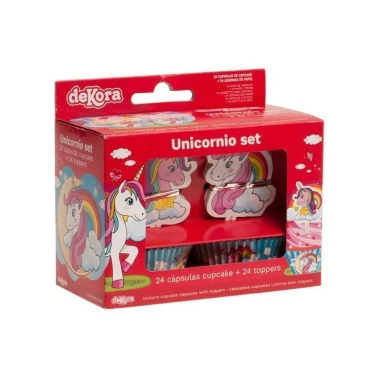 Kit cupcake Licorne x24