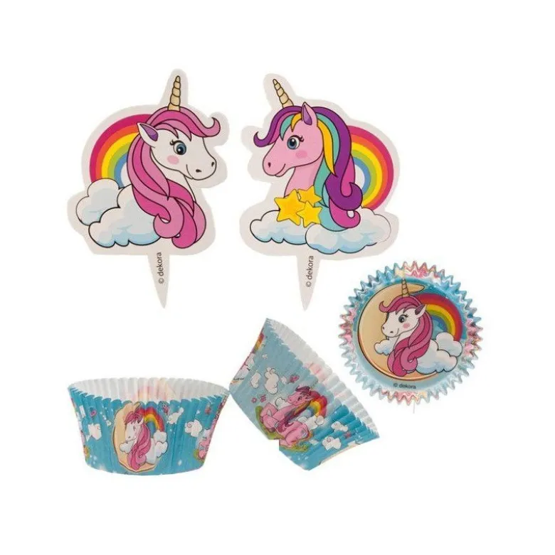 Kit cupcake Licorne x24