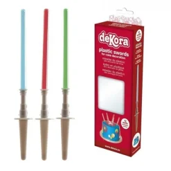 Kit décoration Epée Sabre Laser 10cm x12 - DeKora