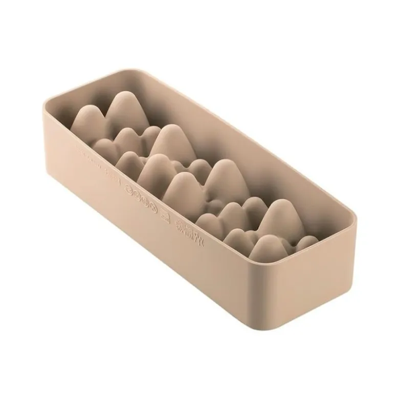 Kit moule bûche Ice Glow silicone 3D - Silikomart