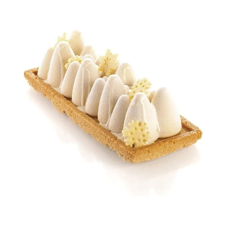 Kit moule bûche Ice Glow silicone 3D - Silikomart