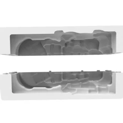 Kit moule à bûche silicone North Pole - Silikomart