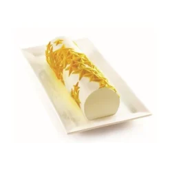 Kit moule bûche Starlight tapis silicone déco 3D - Silikomart