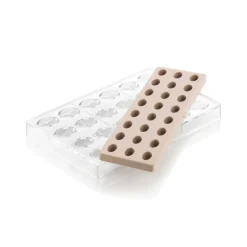 Kit Moule Chocolat Ovale avec Insert (x24) Chocado - Silikomart