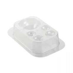 Kit Moules Chocolat Père Noël en PVC 18,8 cm x H 24,8 cm (x6) - Silikomart Professional