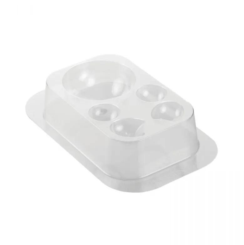 Kit Moules Chocolat Père Noël en PVC 18,8 cm x H 24,8 cm (x6) - Silikomart Professional