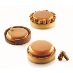Kit moule tarte silicone 8 cm - Silikomart