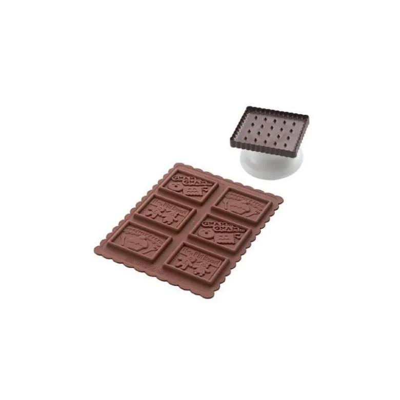 Kit petit beurre chocolat fait-maison - Silikomart