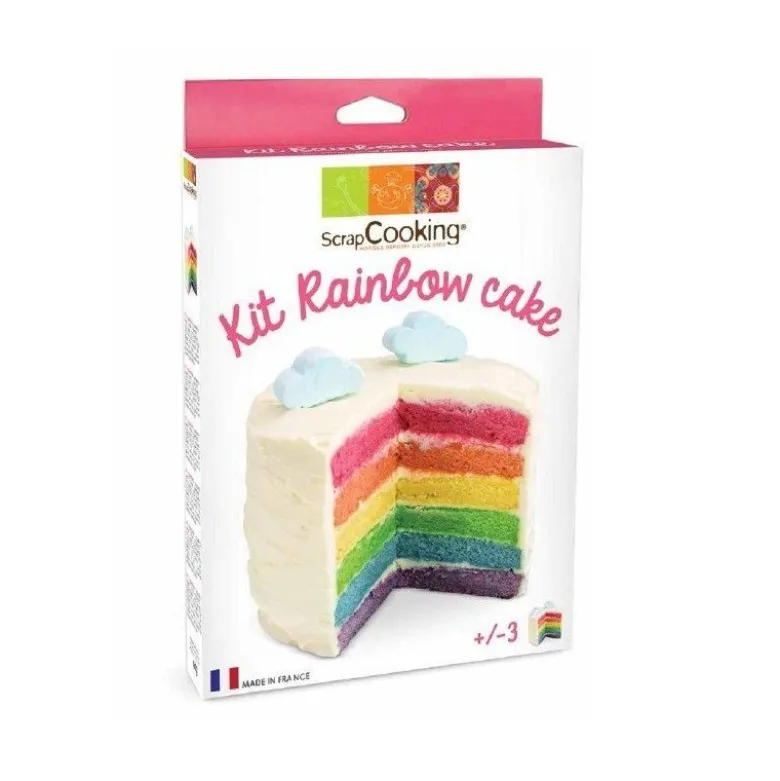 Kit Rainbow cake - ScrapCooking