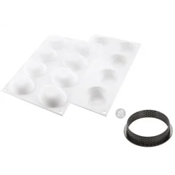 Kit Tarte Ring Palet Yann Couvreur 7cm x8 - Silikomart Professional