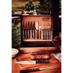 Kit Ustensiles Barbecue 15 Pièces Churrasco - Tramontina