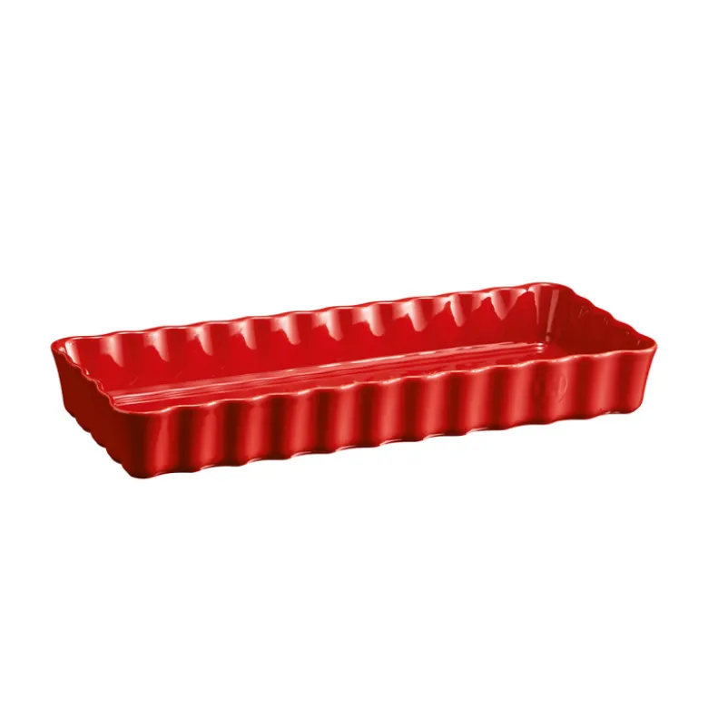 Long plat à Tarte rouge Grand Cru - Emile Henry