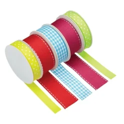 Lot de 5 rubans vifs assortis - Sweetly Does It