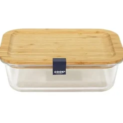 Lunchbox verre couvercle bambou 1L - Cook Concept