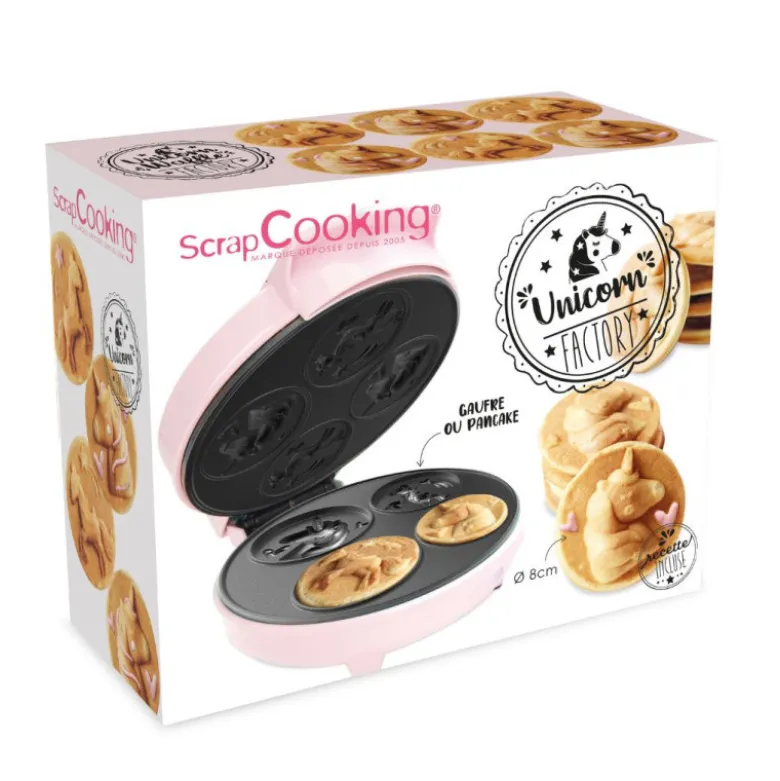 Machine Gaufres et Pancake Licorne - ScrapCooking