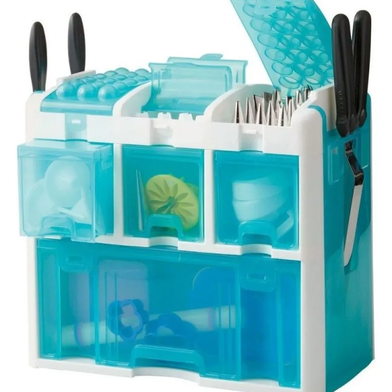Mallette décoration gâteau 263 pièces - Wilton
