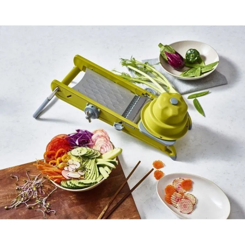 Mandoline Swing Plus verte - De Buyer