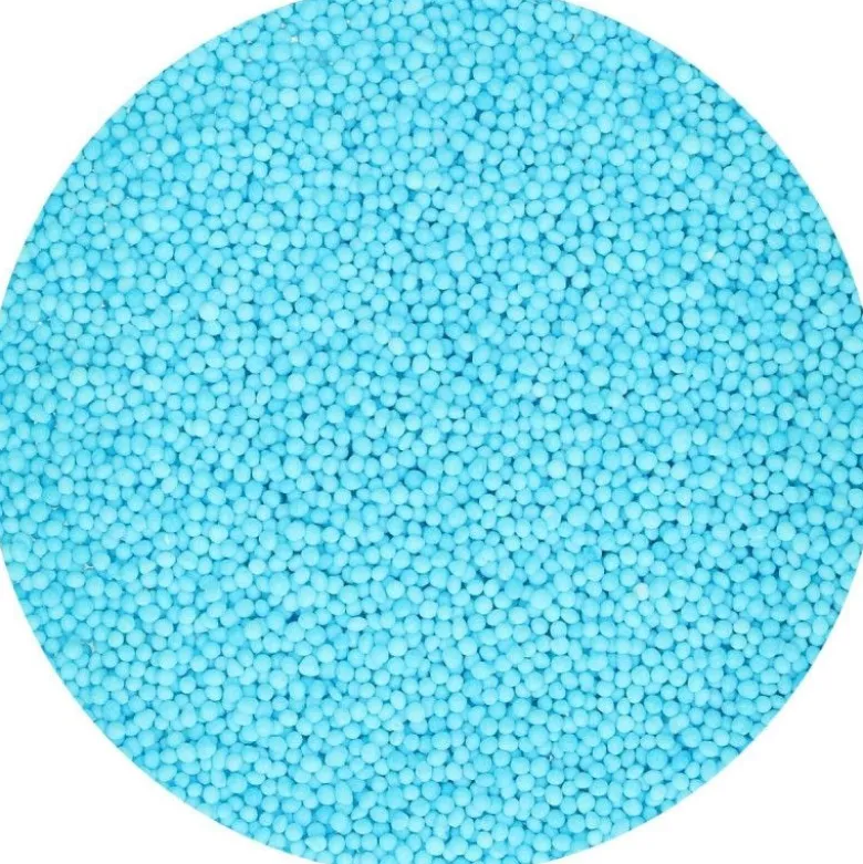 Mini billes en sucre bleu clair 80g - FunCakes