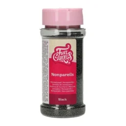 Mini billes en sucre noir 80g - FunCakes