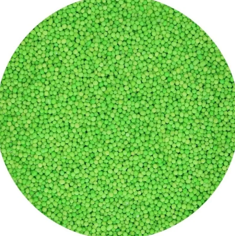 Mini billes en sucre vert 80g - FunCakes