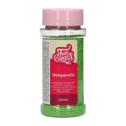 Mini billes en sucre vert 80g - FunCakes