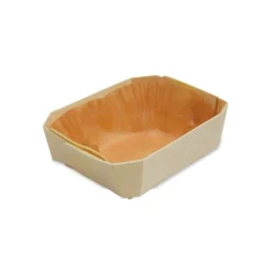Mini moule rectangle bois 12cm x4 + caissettes de cuisson - Mirontaine