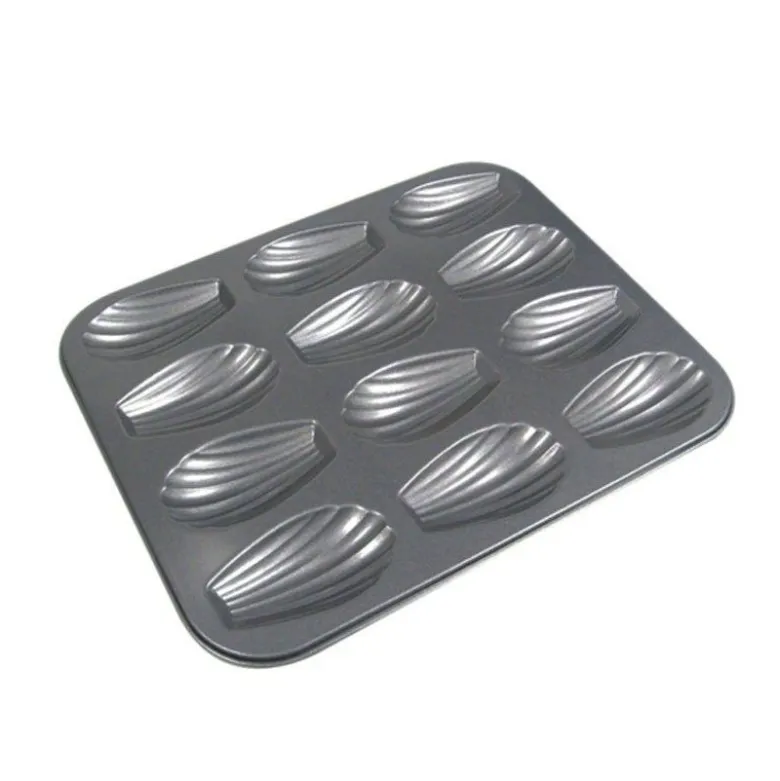 Moule acier antiadhésif 12 madeleines - De Buyer