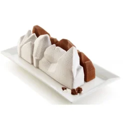 Moule bûche Artic 3D silicone - Silikomart