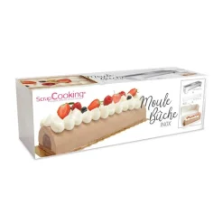 Moule bûche inox avec insert - ScrapCooking