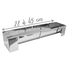 Moule à bûche inox XXL 10 à 15 personnes - ScrapCooking