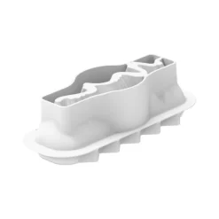 Moule à Bûche Silicone Montagne 3D 25 x 8 x H 8 cm - Silikomart