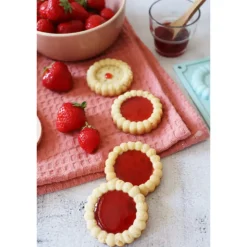 Moule biscuit tartelettes silicone x11 - ScrapCooking.