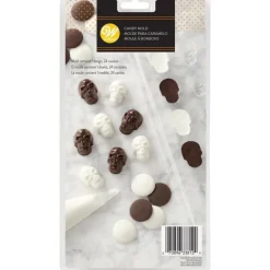 Moule bonbons chocolats crânes - Wilton