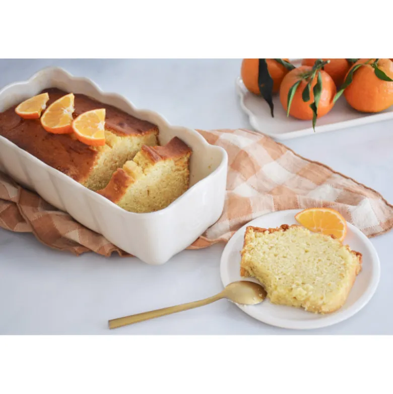 Moule cake Madeleine blanc Argile - Emile Henry