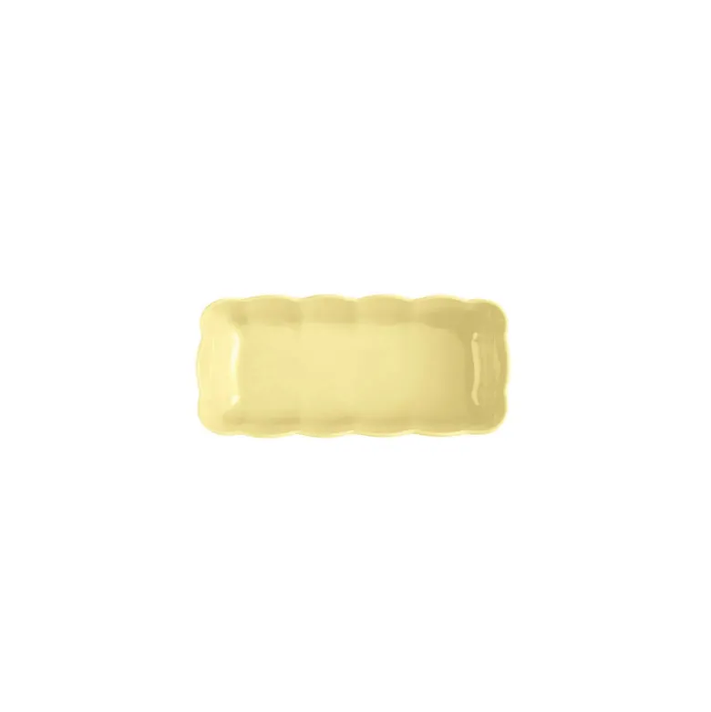 Moule à Cake Rectangulaire en Céramique Jaune Vanille 29 x 13,5 cm Madeleine - Emile Henry