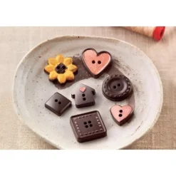 Moule chocolat Bouton silicone - Silikomart