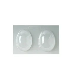 Moule chocolat coquille Oeuf unie 14cm x2