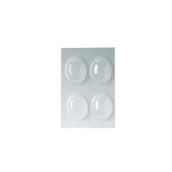 Moule chocolat coquille Oeuf unie 8cm x4