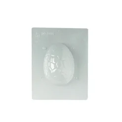 Moule chocolat demi Oeuf craquelé 14cm