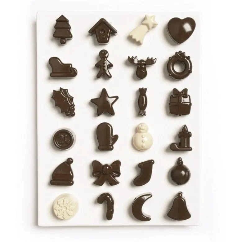Moule à chocolat 24 formes Noël - Mastrad